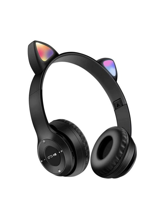 P47M Cat Ear Wireless Head-Mounted Sports Headphones