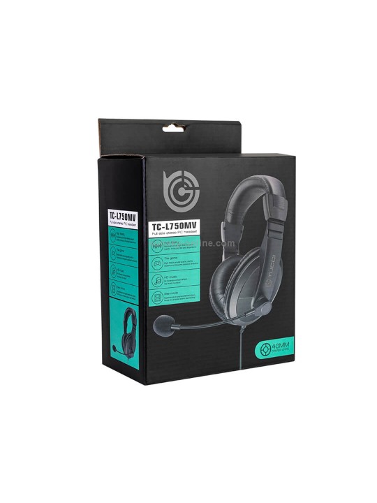 TUCCI TC-L750MV Stereo PC Gaming Headset with Microphone