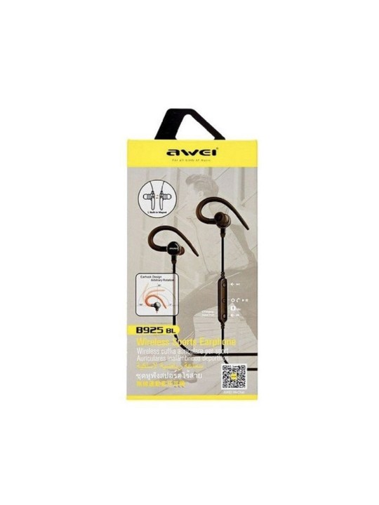 Awei B925BL Magnetic Bluetooth Headset with Mic