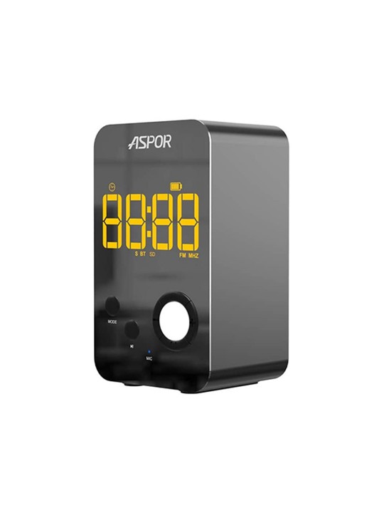 Aspor Bluetooth Soundbox with Alarm Clock A658