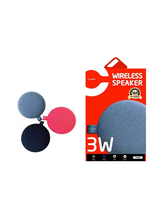 CORN Wireless Speaker - 3W WIRELESS SPEAKER
