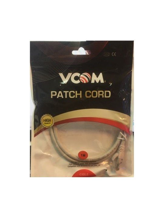 Vcom Patch Cord Cat6 1M Cable