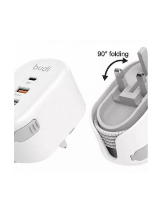 Budi 30W 3 In 1 Home Charger