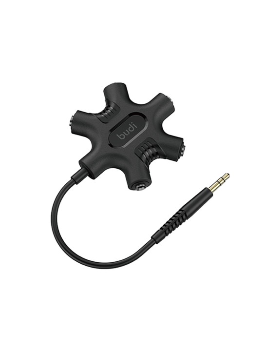 Budi 5 In 1 Rockstar AUX Hub with AUX Cable