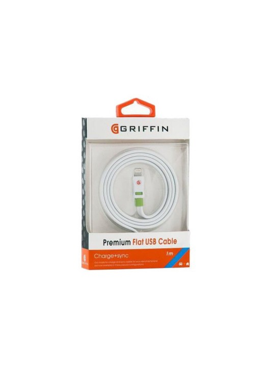 GRIFFIN Premium Flate USB Cable - Lightning Iphone Cable