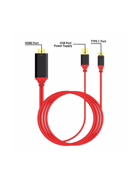 Type-C to HDMI 4K USB HDTV Video Cable Adapter