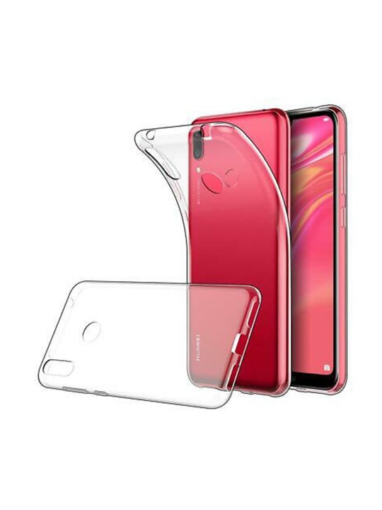 Huawei Y7 2019 Transparent Back Cover Soft & Full Protection