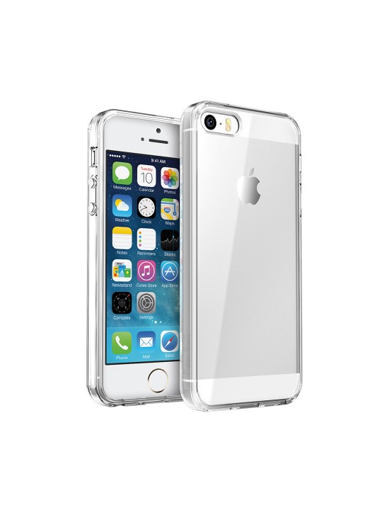 Iphone 5S Transparent Back Cover Soft & Full Protection