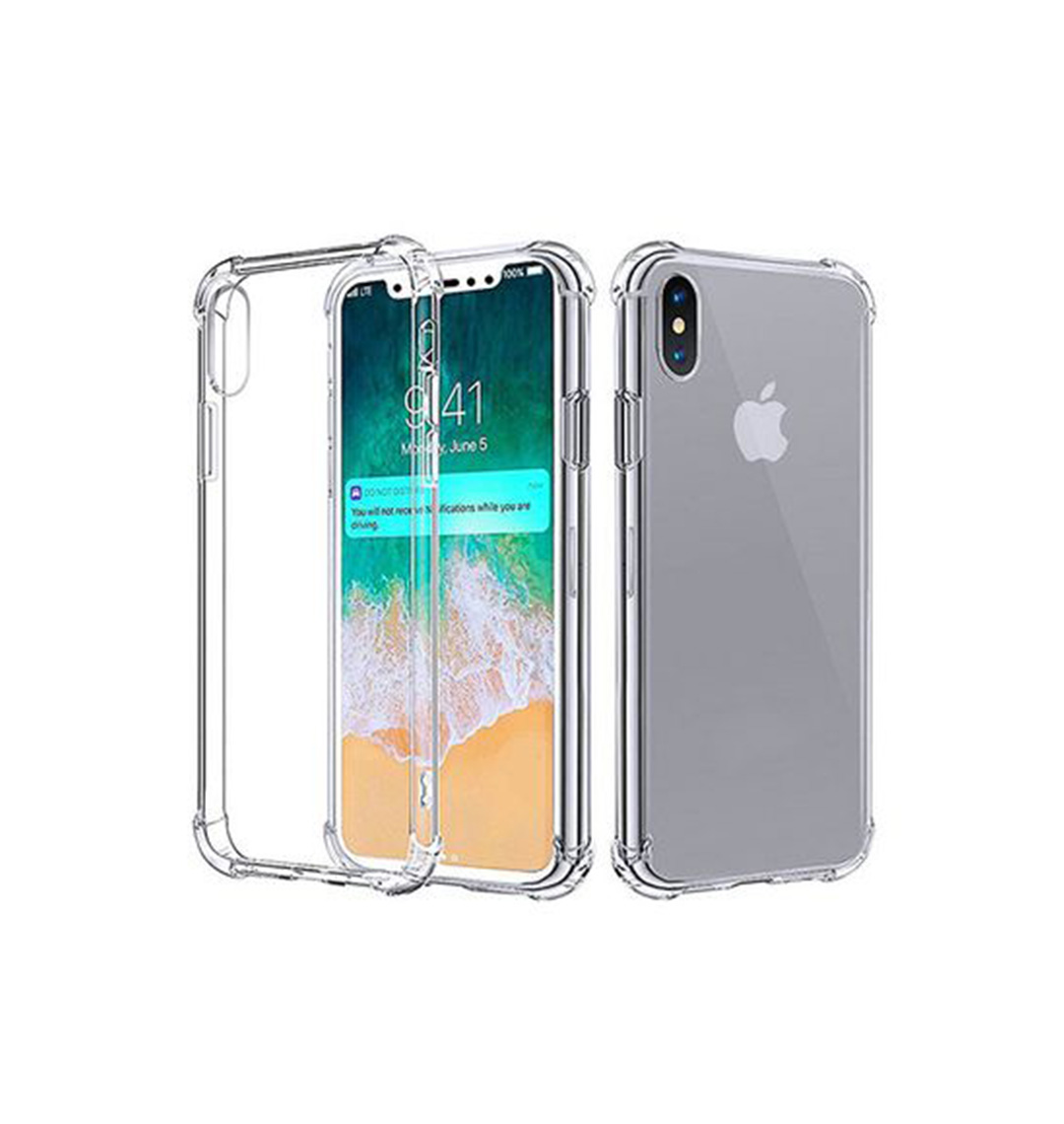 Iphone X Transparent Back Cover Soft & Full Protection