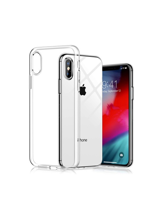 Iphone XS Max Transparent Back Cover Soft & Full Protection