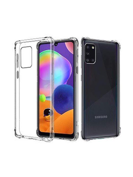Samsung A31 Transparent Back Cover Soft & Full Protection