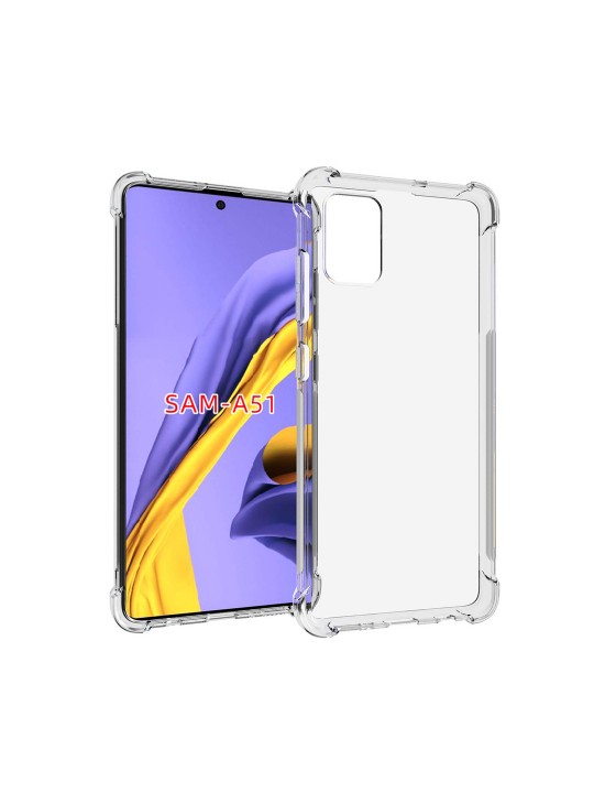 Samsung A51 Transparent Back Cover Soft & Full Protection