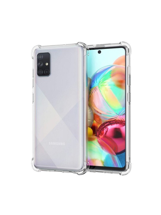 Samsung A71 Transparent Back Cover Soft & Full Protection