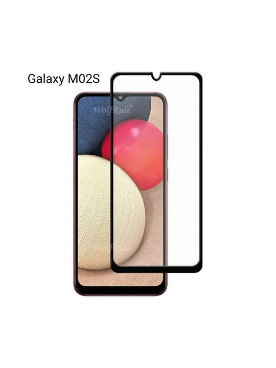Samsung Galaxy M02s 9D / 9H Full Glue Tempered Glass