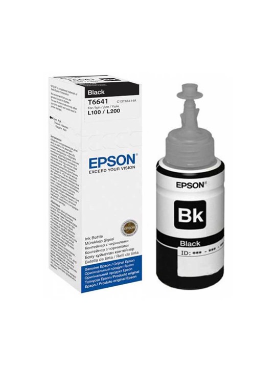 Ink Bottle-Epson T6641 Black Ink