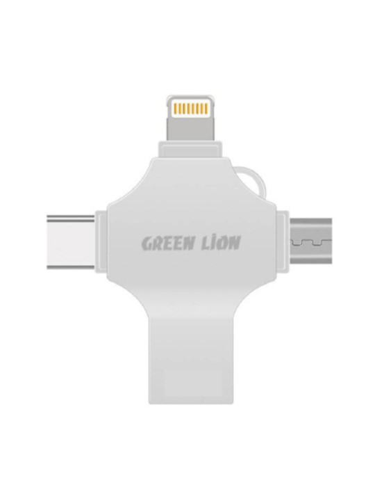 Green Lion 4-in-1 USB Flash Drive - 256GB