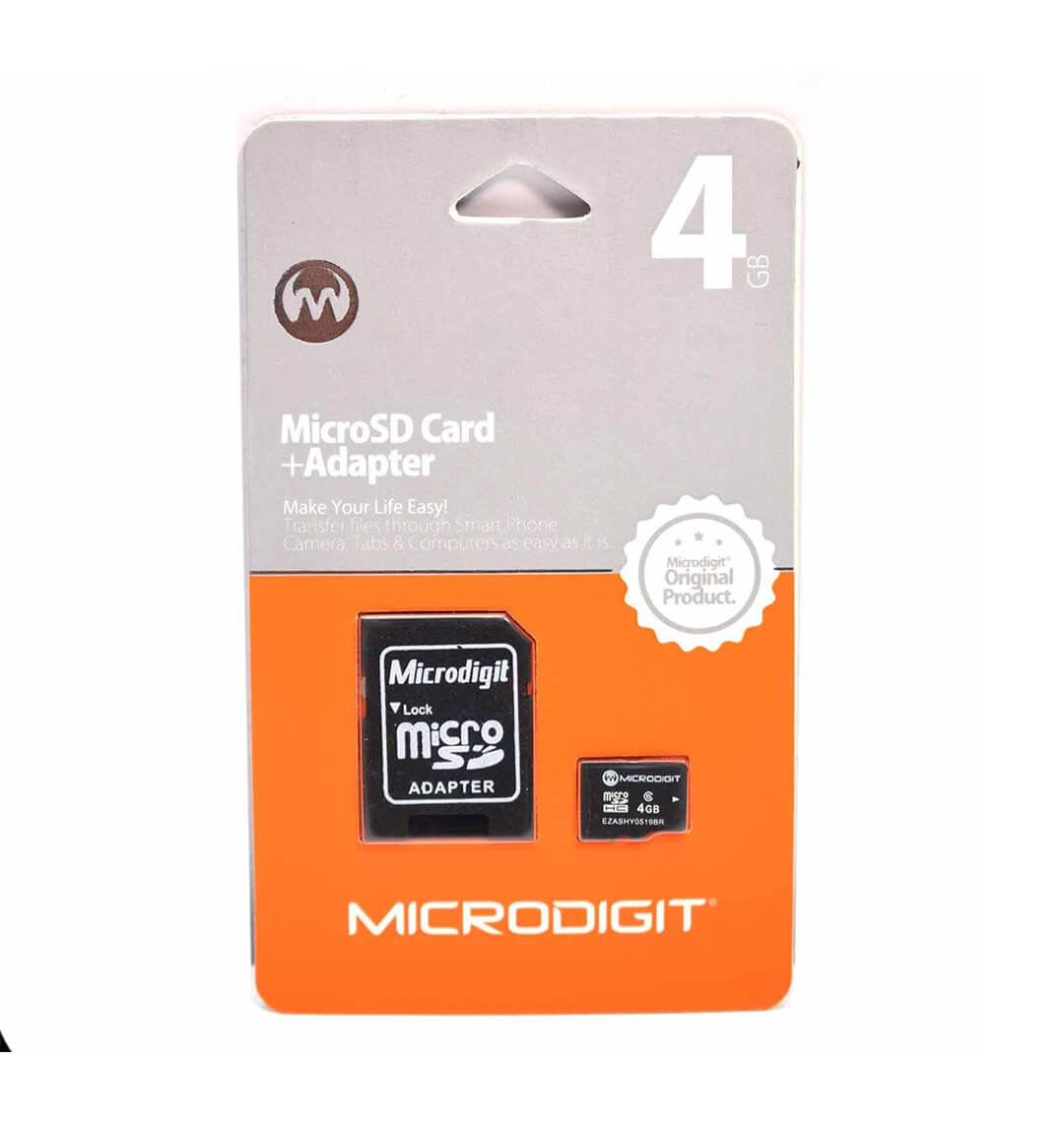 Original Microdigit Micro SD Card and Adapter Memory Card 32GB