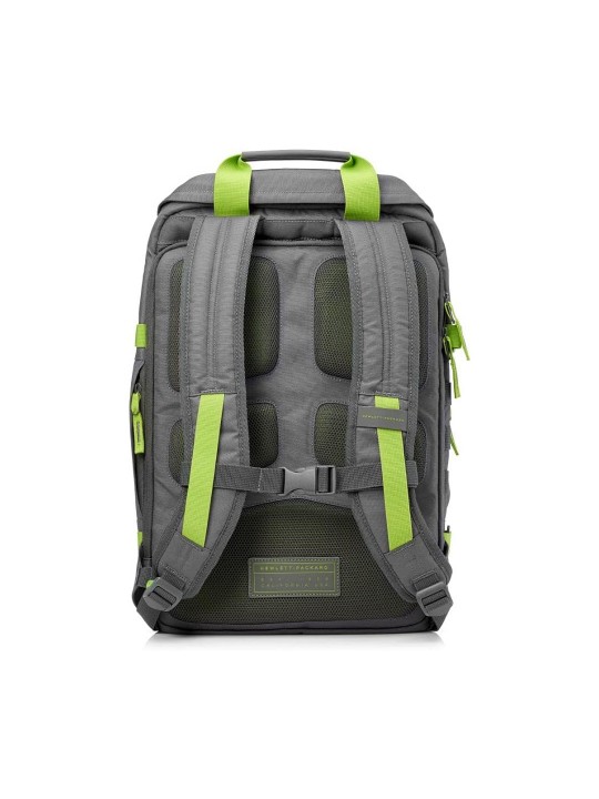 HP Odyssey 15.6-inch Green/Grey Laptop Backpack