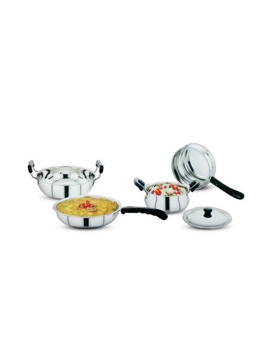 Elite 5 Pcs Cookware Set Stainless Steel