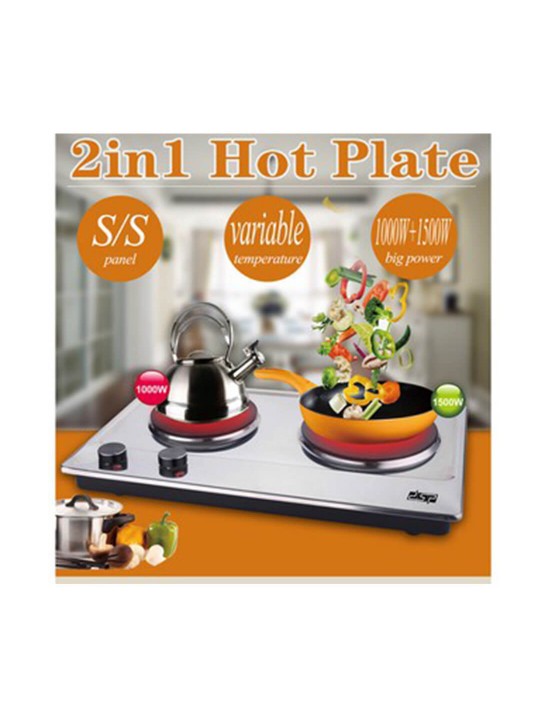 Electric Stove High Quality Hot Plate Electric Cooking 2 in 1