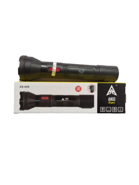 Aiko Super AS-659 Rechargeable Torch LED  Flashlight
