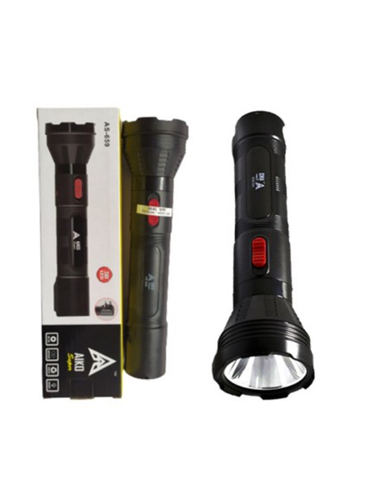 Aiko Super AS-659 Rechargeable Torch LED  Flashlight