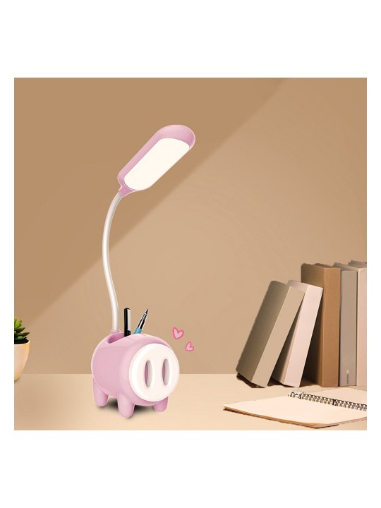 Rechargeable LED Desk Lamp Pig Pen Holder Base 